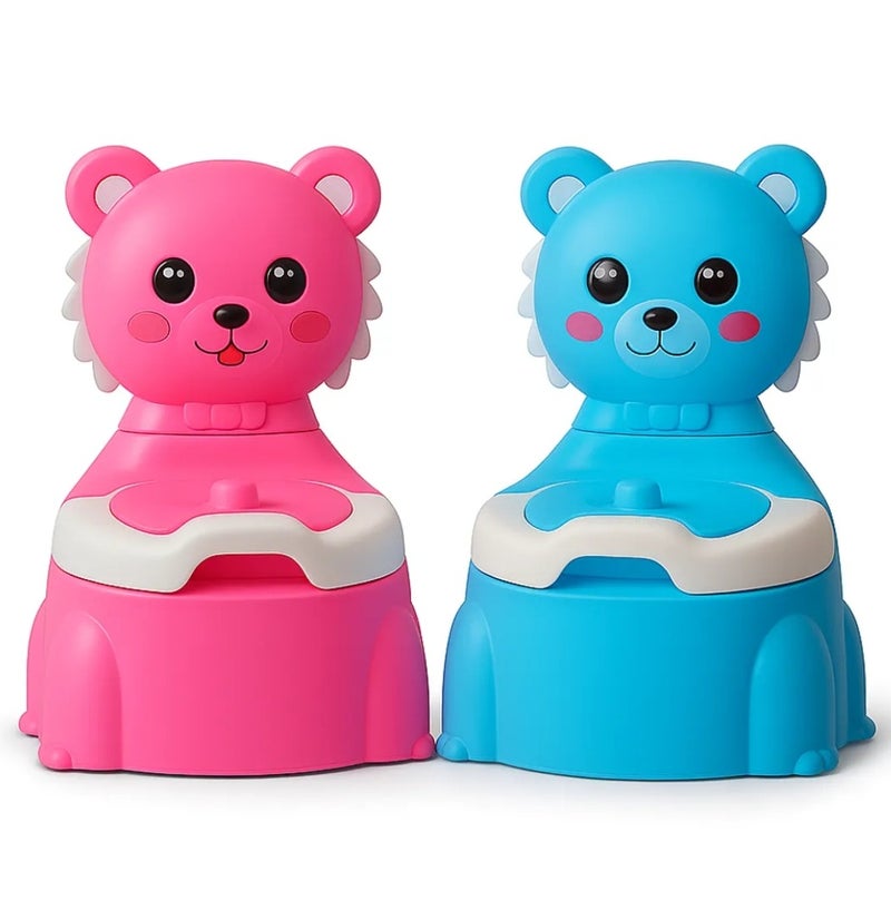 طلال مقعد تدريب الأطفال على استخدام النونية للأطفال الصغار مع غطاء قابل للإغلاق، ظهر مرتفع وواقي من الرذاذ. مقعد مرحاض للأطفال الصغار (متعدد الألوان). - Image 2